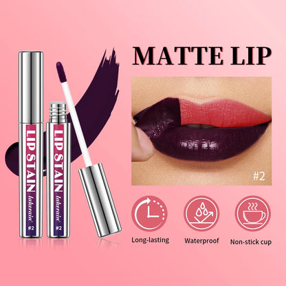 Lip Stain Peel Off Korean Matte Lip Tint Liquid Lipstick - LIPOXI