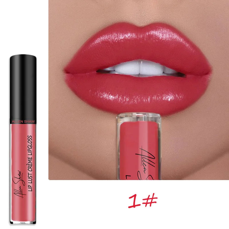 12 Colors Sexy Women Lipstick Waterproof Long Lasting Moist Lip Gloss - LIPOXI