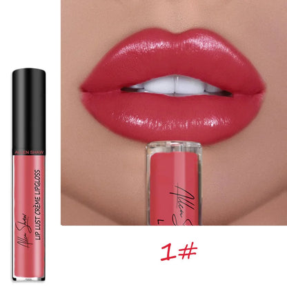 12 Colors Sexy Women Lipstick Waterproof Long Lasting Moist Lip Gloss - LIPOXI