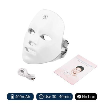 Revitalizing 7-Color LED Facial Mask - LIPOXI