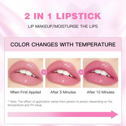 Color-Changing Glitter Lip Balm - LIPOXI