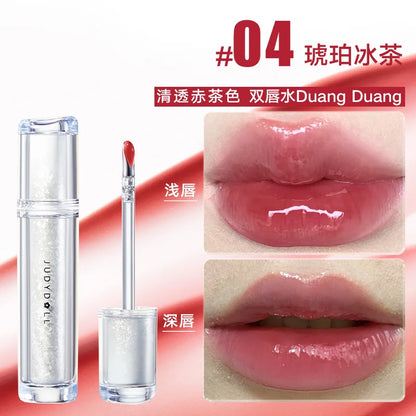 Judydoll Lip Glaze Mirror Shine Watery Lipstick Tint - LIPOXI