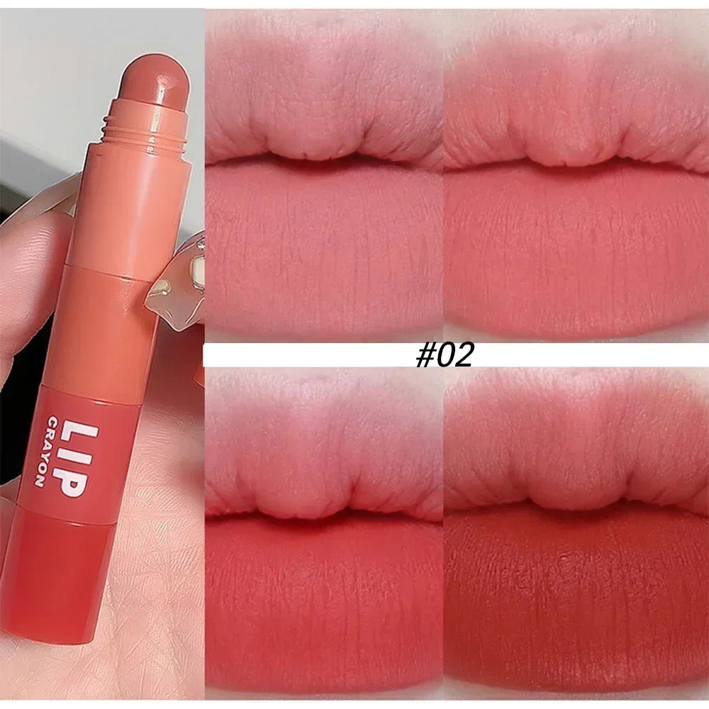 4 Colors in 1 Lipstick Pencil Set Sexy Nude Pink Velvet Matte - LIPOXI