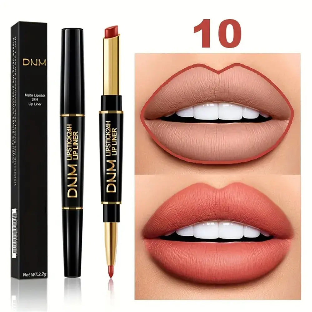 DNMH Long-Lasting Double-Ended Lipstick - LIPOXI