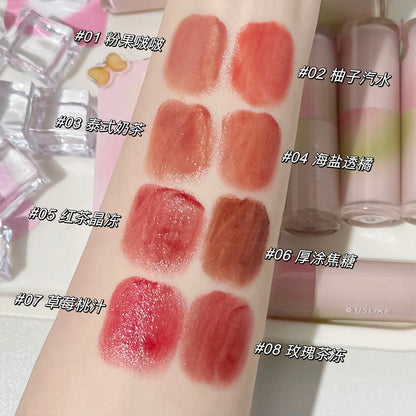 USLIKE Aura Lipstick Moisturizes Longlasting Glass Lips - LIPOXI