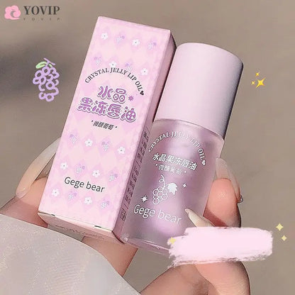 Crystal Jelly Lip Oil Hydrating Plumping Lip Gloss Coat - LIPOXI