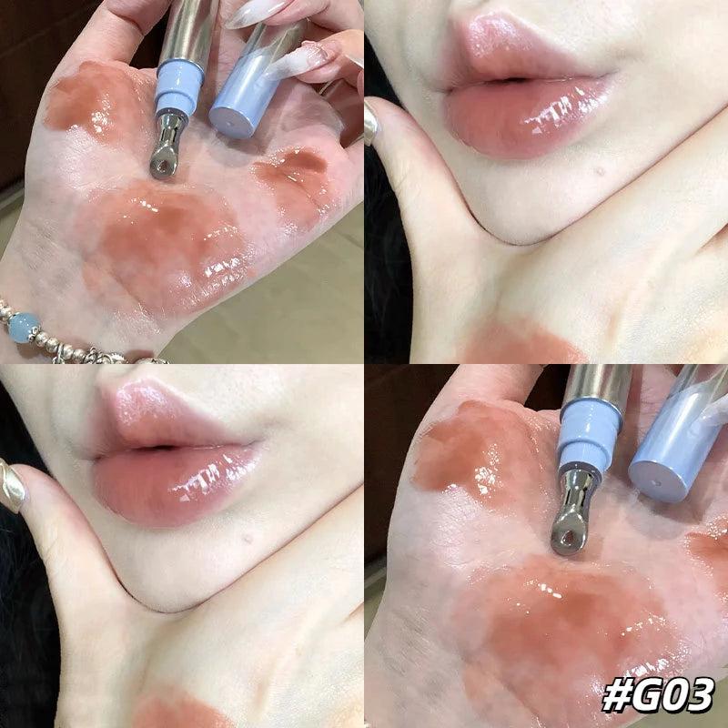 Judydoll Ice Diamond Essence Lip Gloss Oil Plumping Makeup - LIPOXI