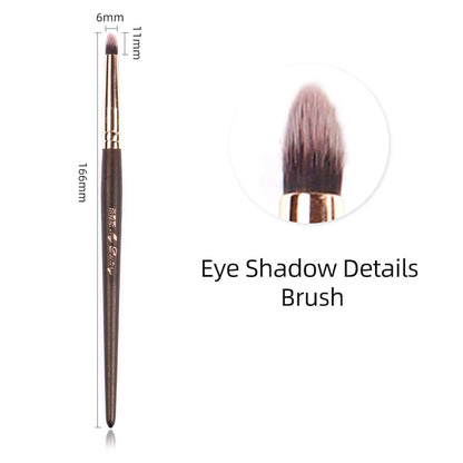 Makeup Brush Set for Flawless Eye & Lip Looks - LIPOXI