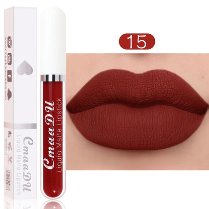 CmaaDu 18 Matte Mist Lip Glaze Long-lasting Lip Gloss - LIPOXI