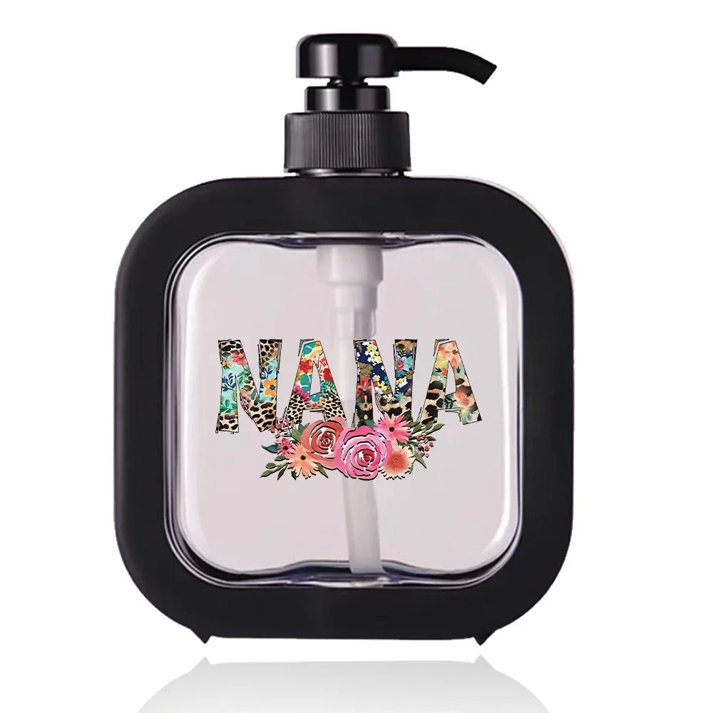 Nana Pattern 500ml Refillable Lotion Bottle - LIPOXI