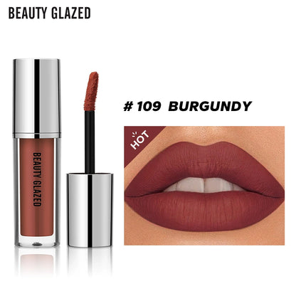 BEAUTY GLAZED Luxe Matte Waterproof Lipstick - LIPOXI