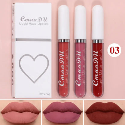 Matte Lip Gloss Trio - LIPOXI