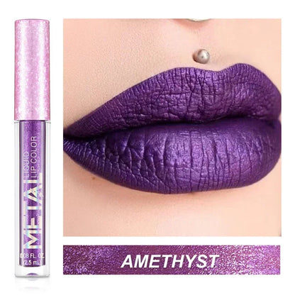 Matte Metallic Liquid Lipstick - LIPOXI