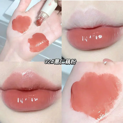 Glossy Mirror Tea Red Liquid Lipstick - LIPOXI