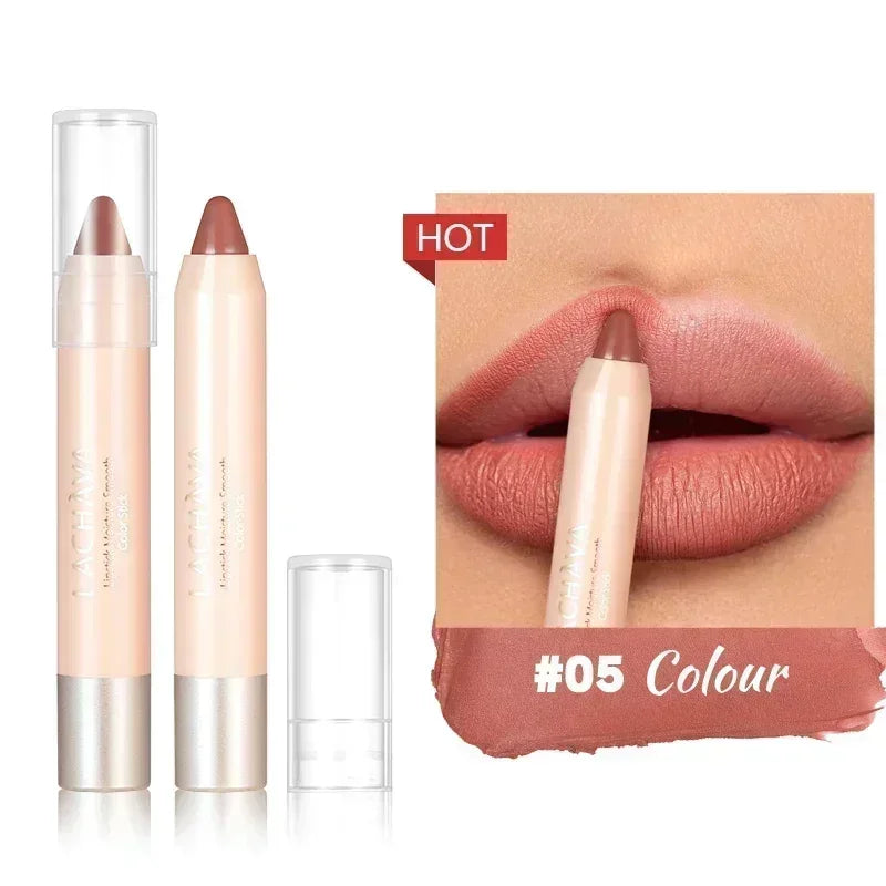 Nude Brown Lipliner Pen Waterproof Sexy Red Matte Makeup - LIPOXI