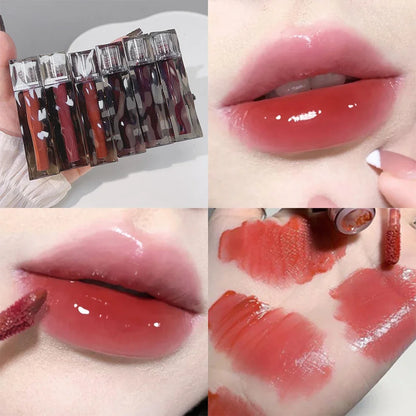 Dark Red Brown Lip Glaze - LIPOXI