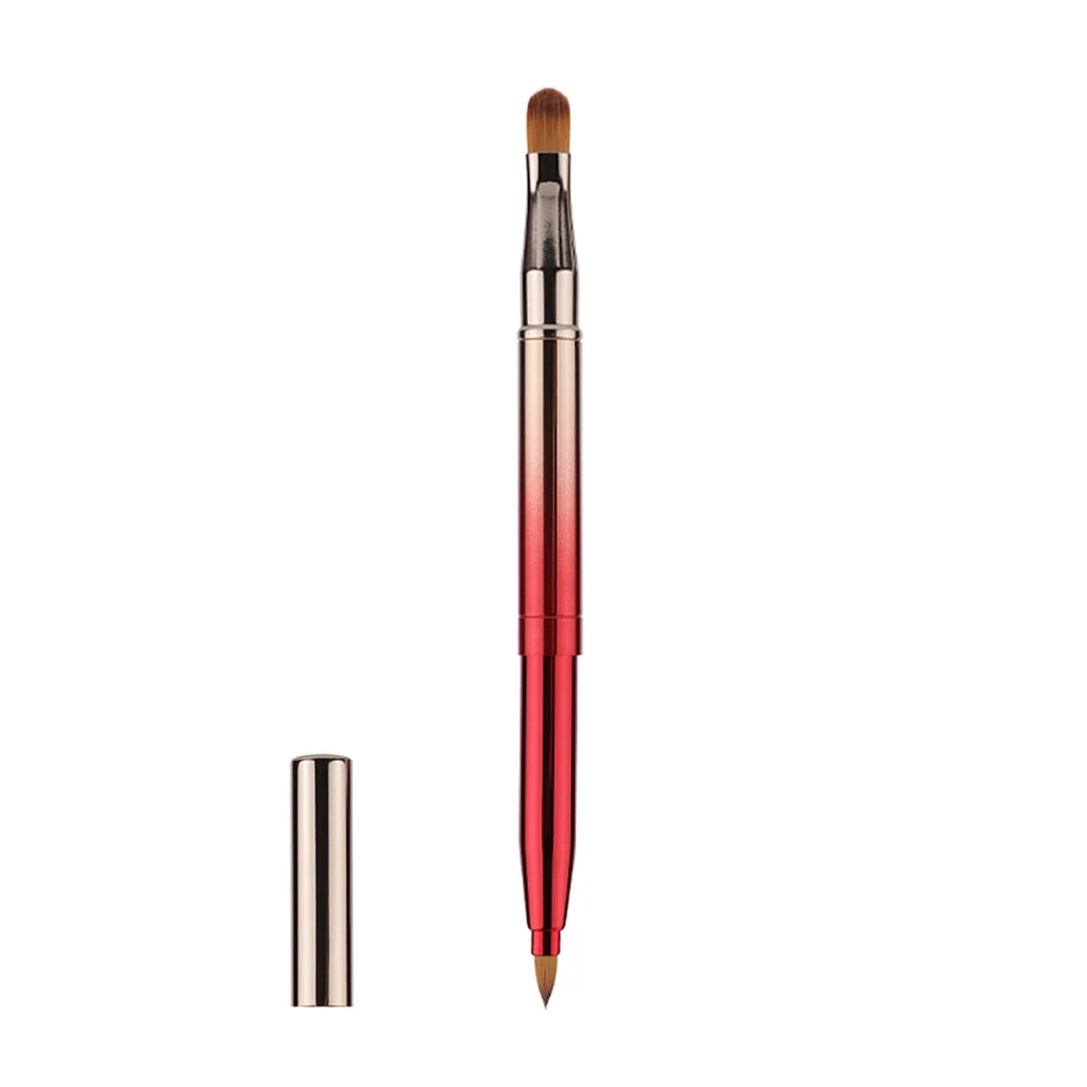 Dual-Use Retractable Lip & Eye Makeup Brush