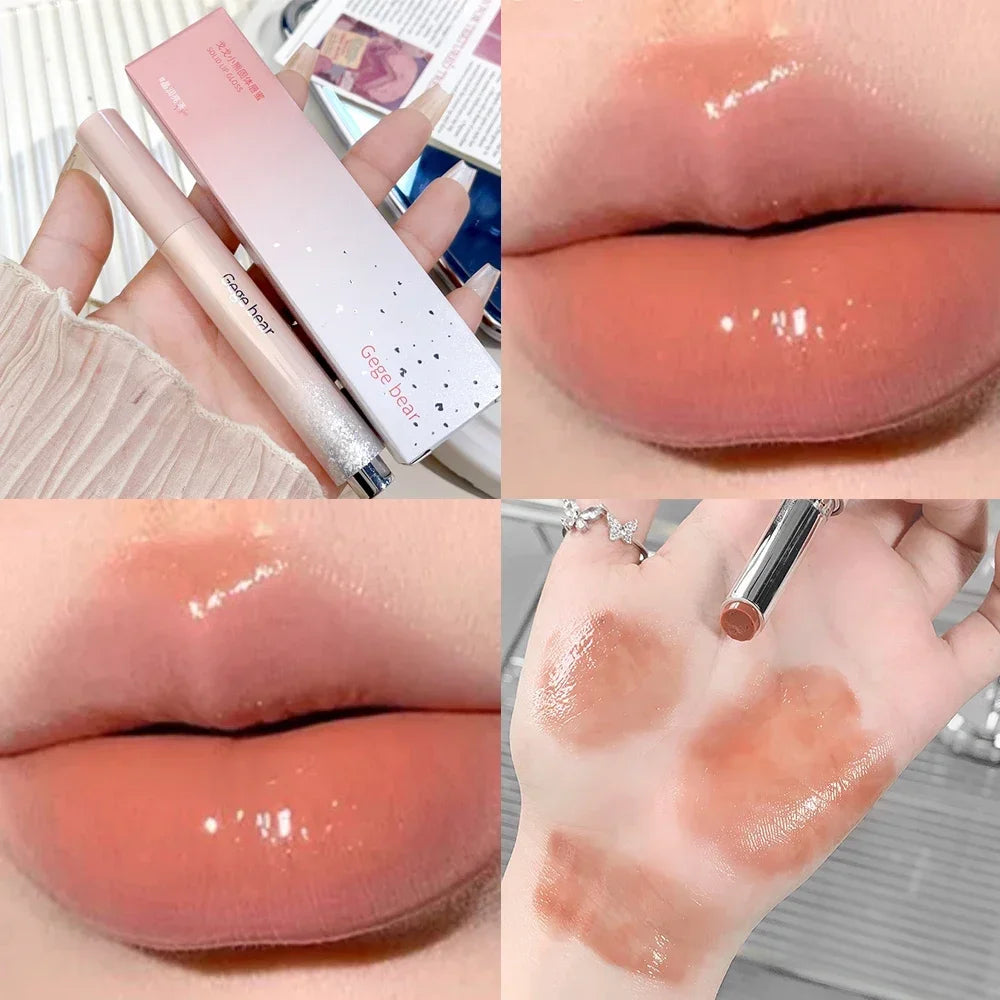 Clear Water Light Solid Lip Gloss Korean Moisturising Pencil - LIPOXI