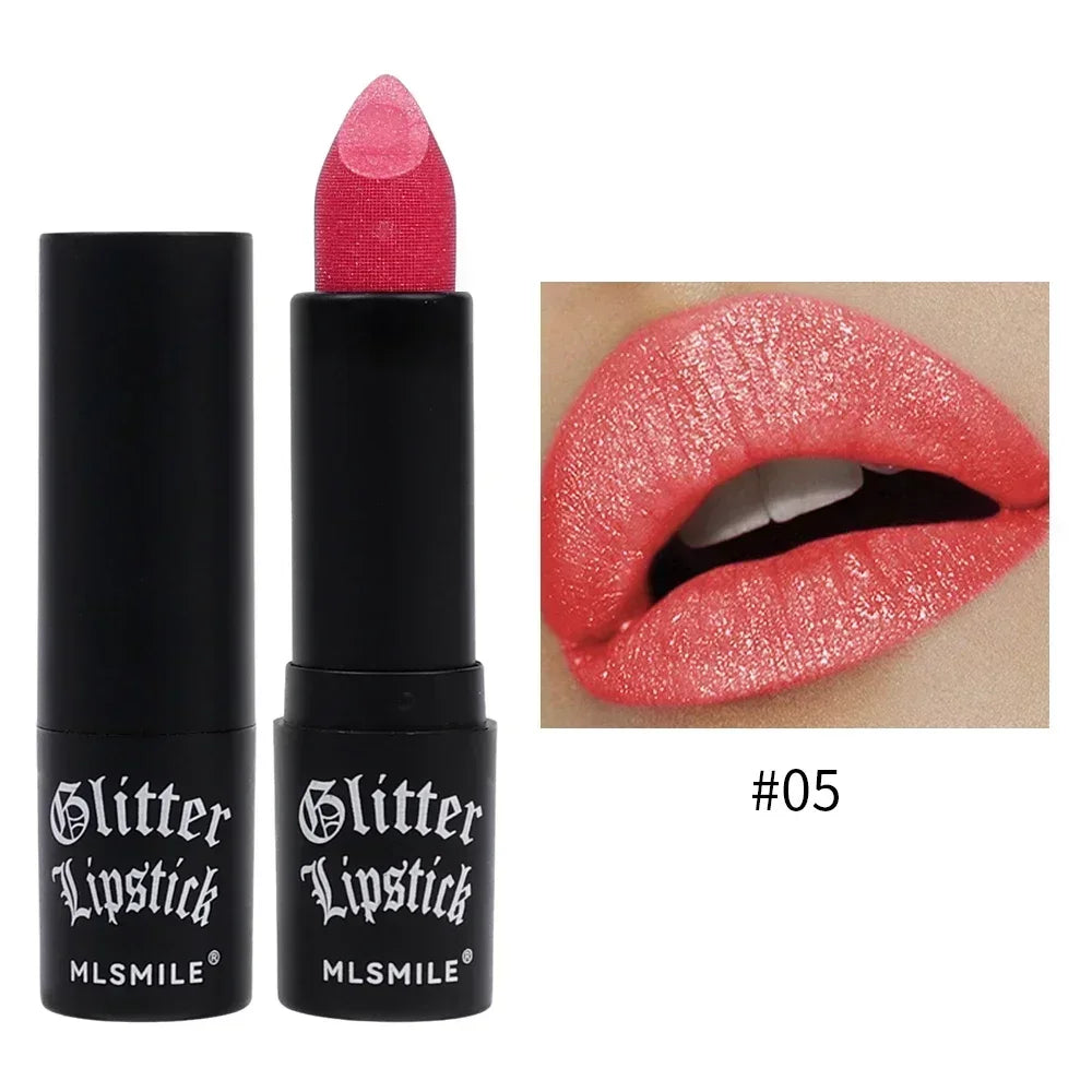 Glimmering Diamond Pearl Lipstick - LIPOXI