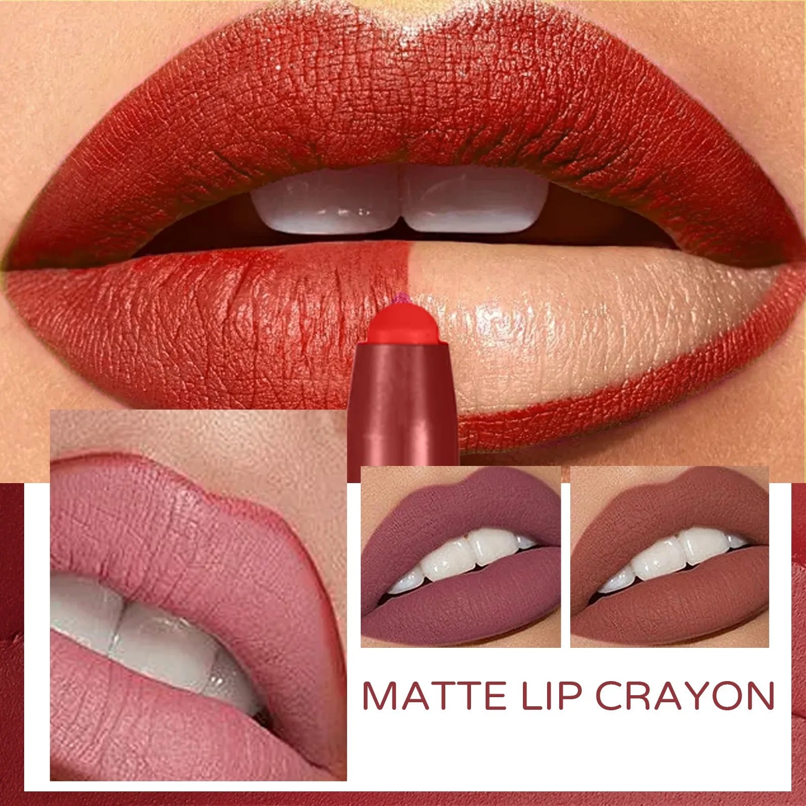 All-Day Waterproof Matte Lip Liner Set - LIPOXI