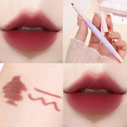 Waterproof Lip Liner Lipstick Pen Matte Velvet Lip Tint - LIPOXI