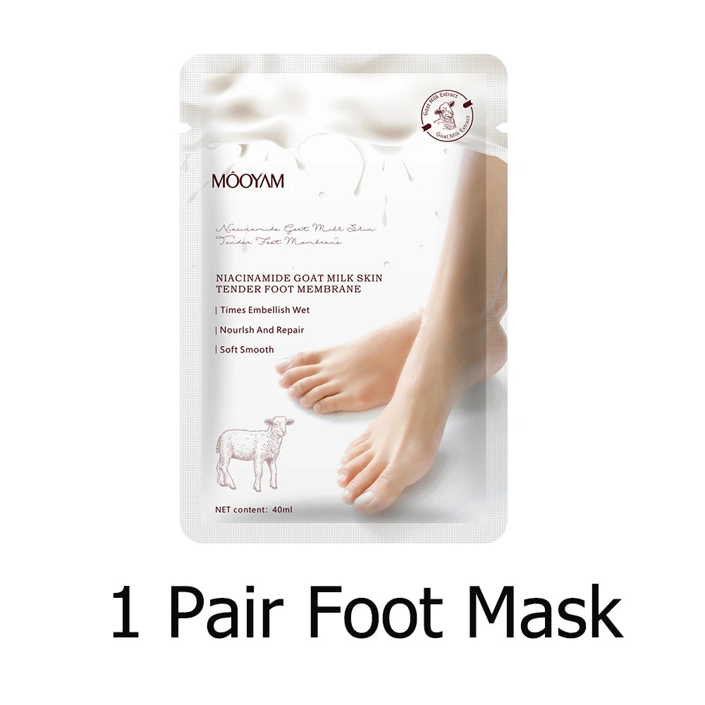 Nourishing Goat Milk Foot Peel Masks - LIPOXI