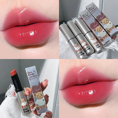 Water Mirror Solid Lip Gloss Lipstick Moisturizing Lip Tint - LIPOXI