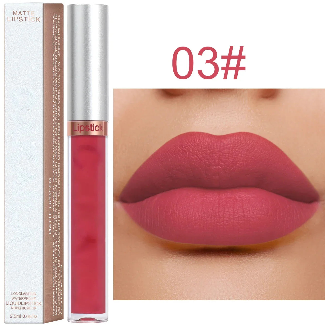 FUYAOZHISHANG Velvet Matte Liquid Lipsticks - LIPOXI