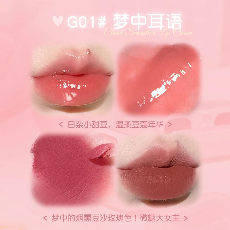 GOGO TALES Double Lip Gloss Vegan Nude Korean Lipstick - LIPOXI