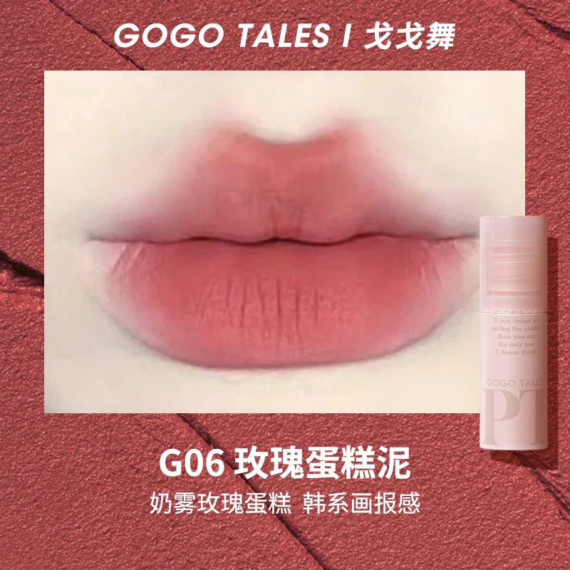 GOGOTALES Collection Lip Clay Nude Serious Color Velvet Matte - LIPOXI