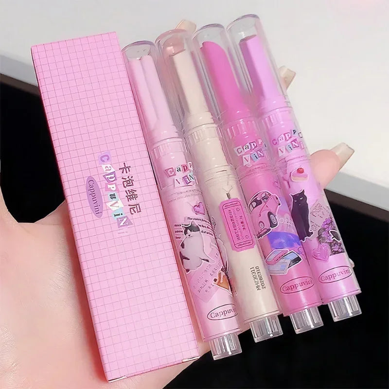 Jelly Mirror Lipstick Makeup Love Shape Long Lasting Gloss - LIPOXI