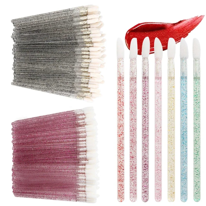 Disposable Lip Brushes & Applicators Set - LIPOXI