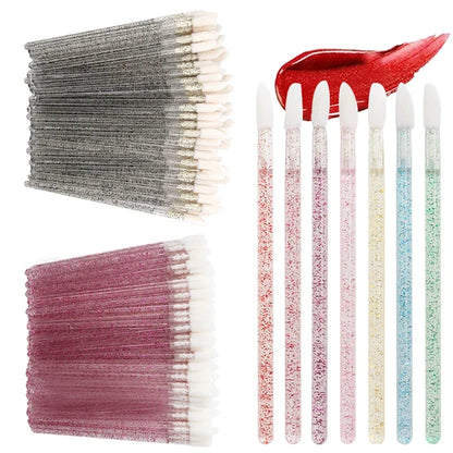 Disposable Lip Brushes & Applicators Set - LIPOXI