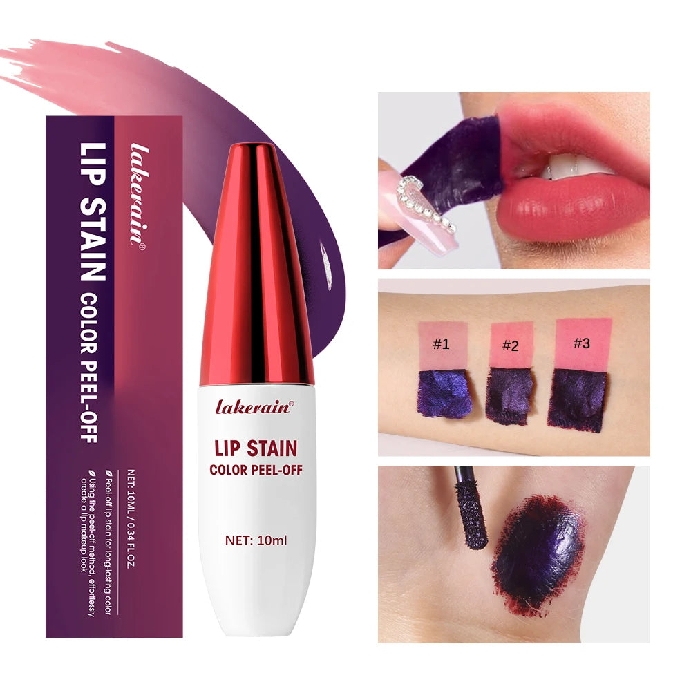 Peel Off Matte Lipstick for Lips Stick 24 Hours Waterproof - LIPOXI