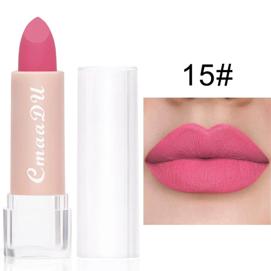 15 Colors Lipstick Matte Velvet Long Lasting Women Cosmetics - LIPOXI