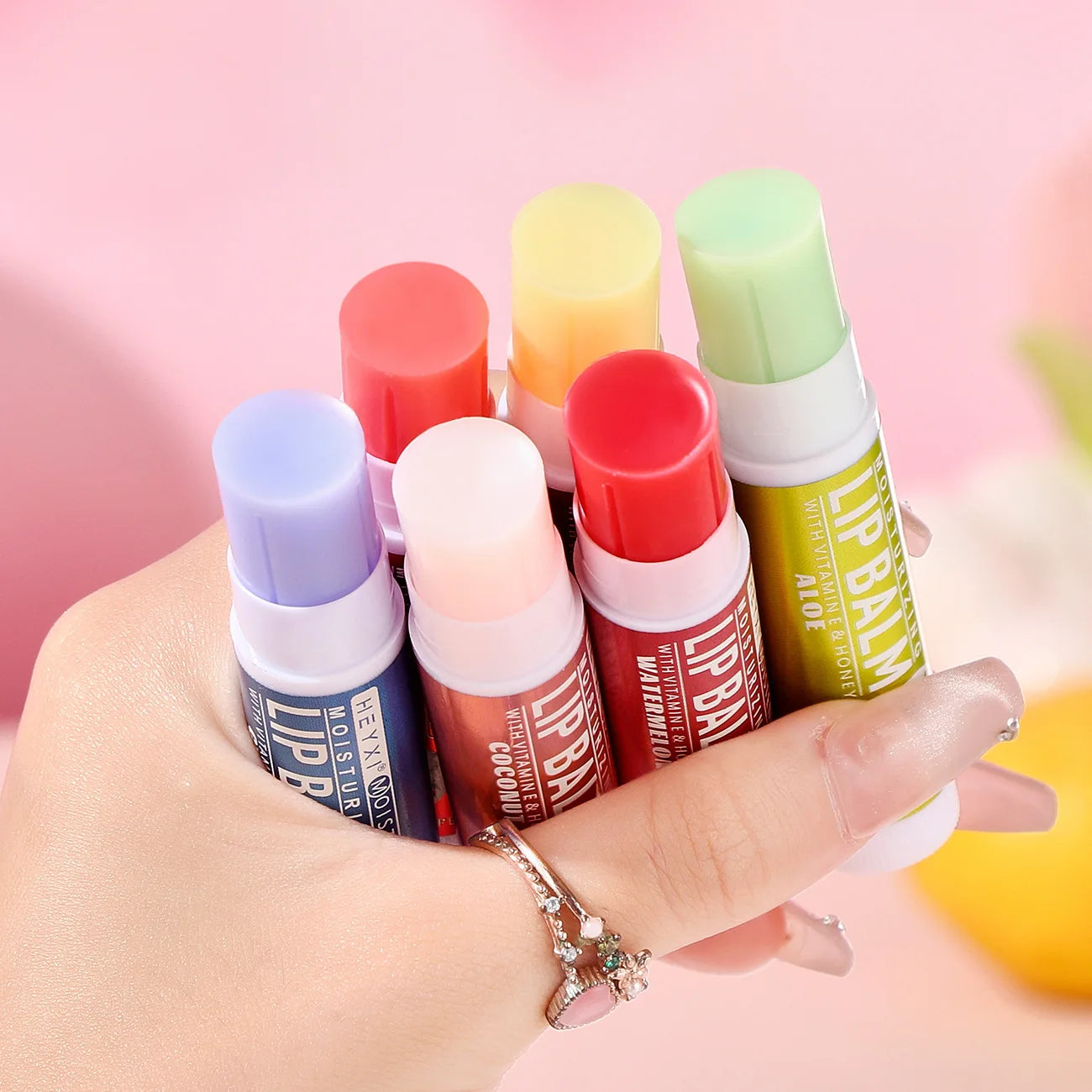 Natural Fruit Lip Balm Set - LIPOXI