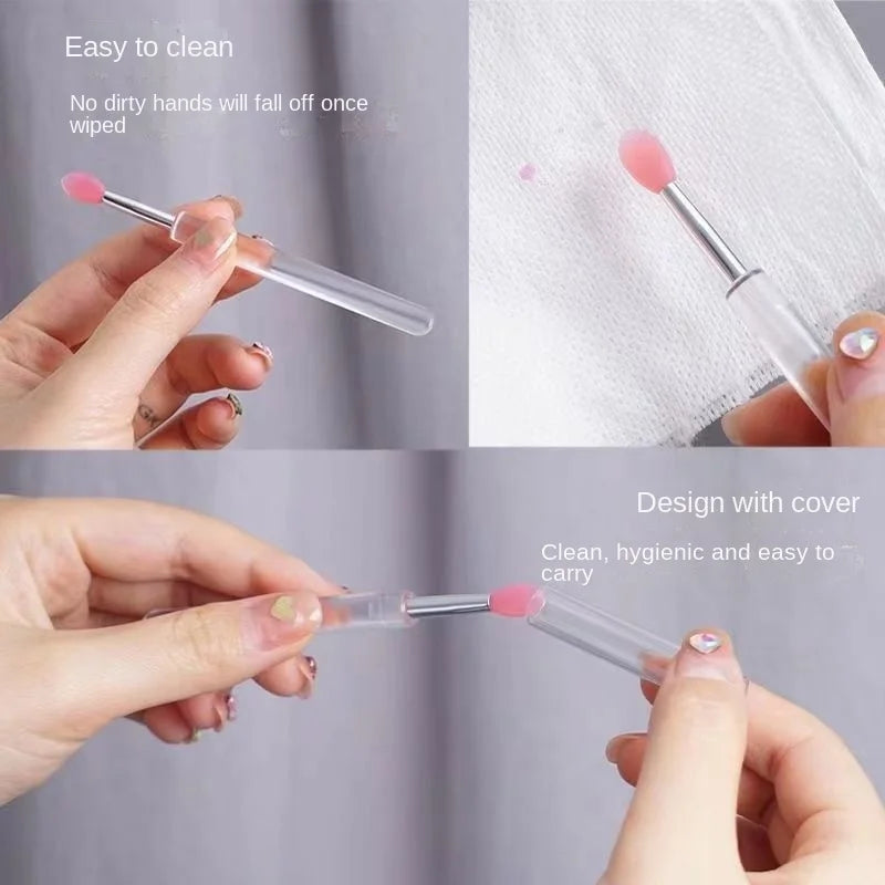 Crystal Silicone Lip Brush Set - LIPOXI