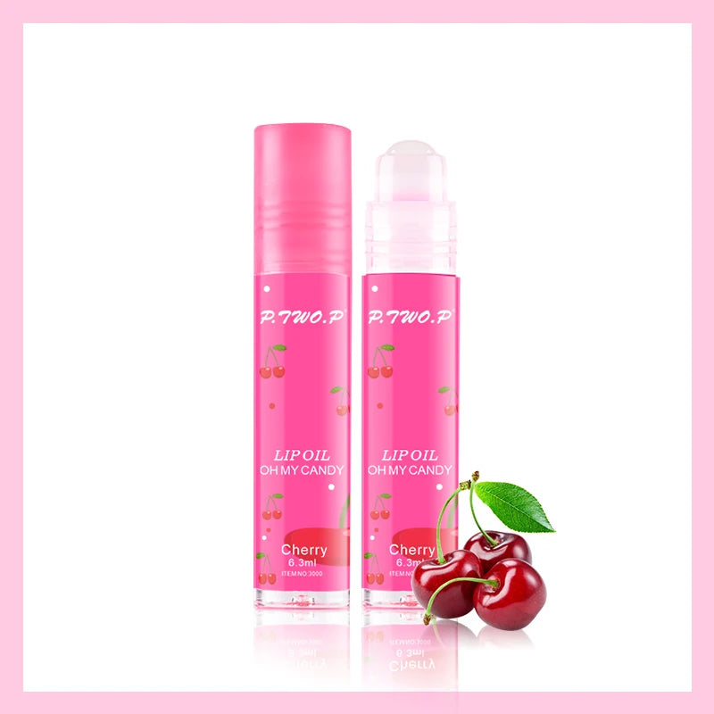 Strawberry Glow Fruit Roll-On Lip Balm - LIPOXI