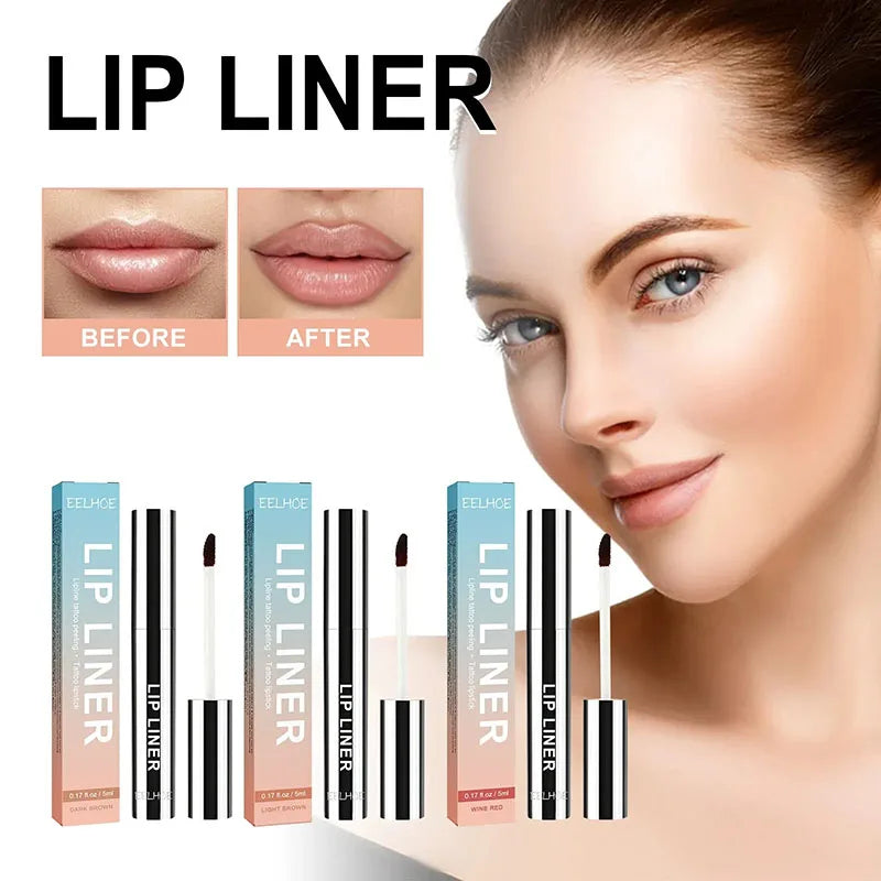 3 Color Peel Off Lip Liner Tattoo Waterproof Matte Lip Ink - LIPOXI