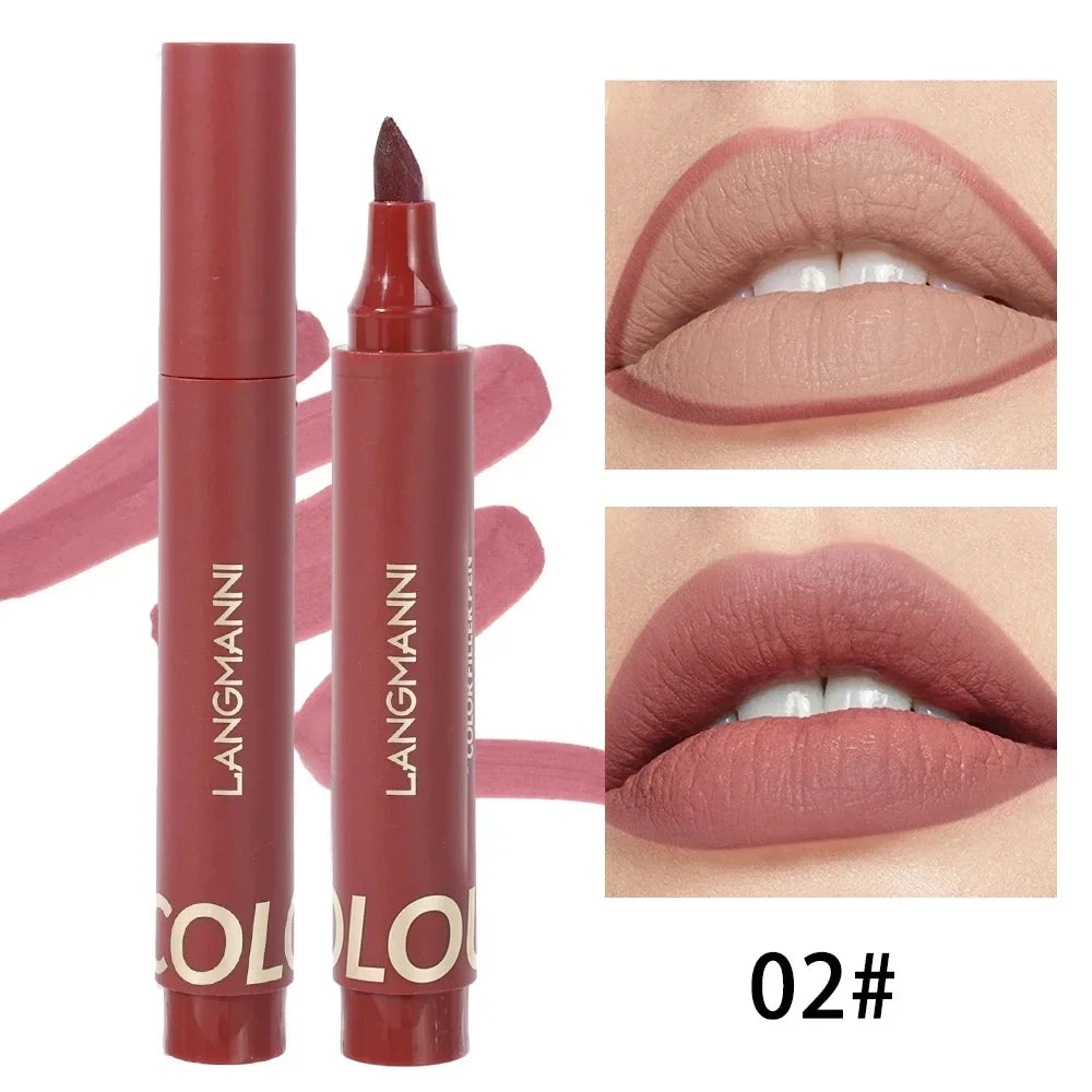 Waterproof Lip Liner Pen Long-lasting Matte Velvet Makeup - LIPOXI