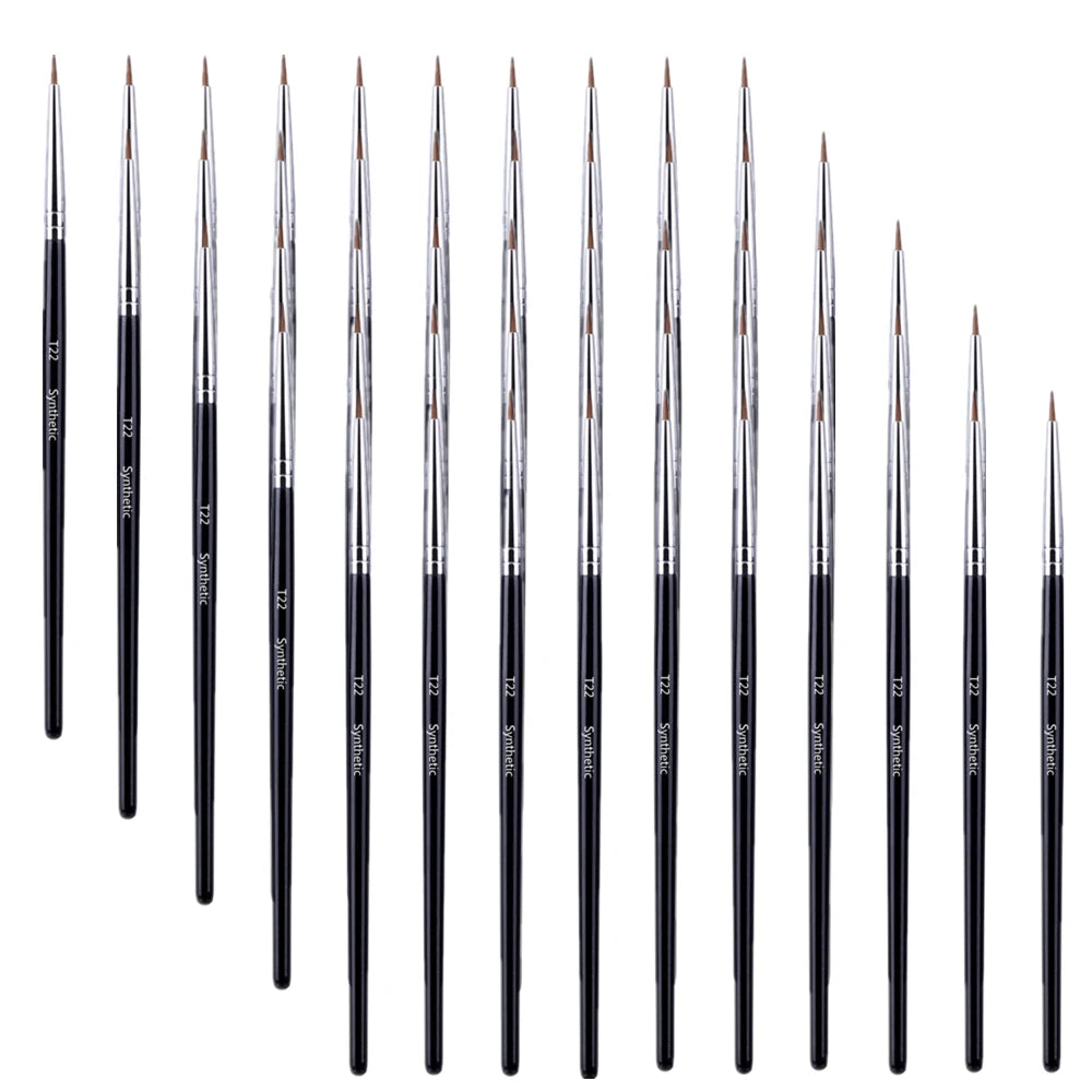 Eyebrow & Eyeliner Brushes Set - LIPOXI