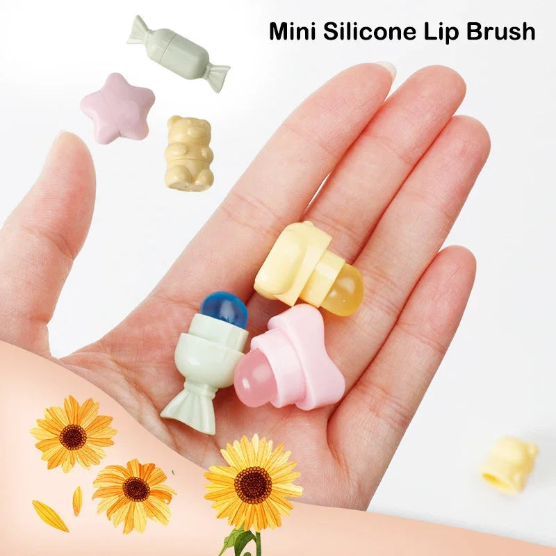 Charming Mini Silicone Lip Brush - LIPOXI