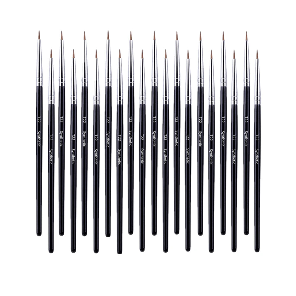 Eyebrow & Eyeliner Brushes Set - LIPOXI