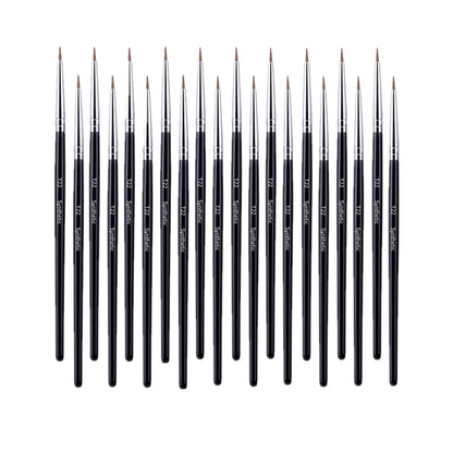 Eyebrow & Eyeliner Brushes Set - LIPOXI