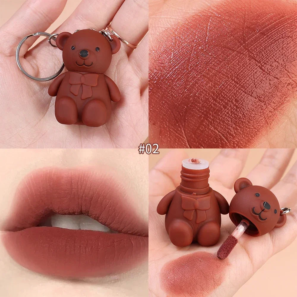 Cute Bear Lip Mud Gloss - LIPOXI