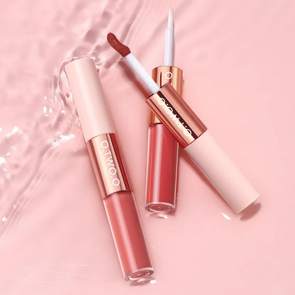 O.TWO.O 2-in-1 Matte Lipstick & Waterproof Lip Coat - LIPOXI