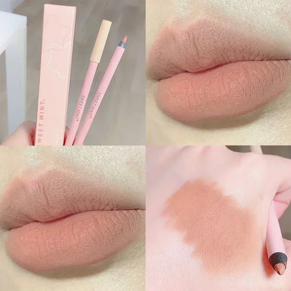 Waterproof Lip Liner Lipstick Pen Matte Velvet Lip Tint - LIPOXI