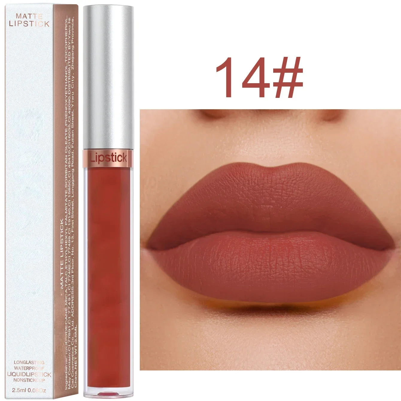 FUYAOZHISHANG Velvet Matte Liquid Lipsticks - LIPOXI