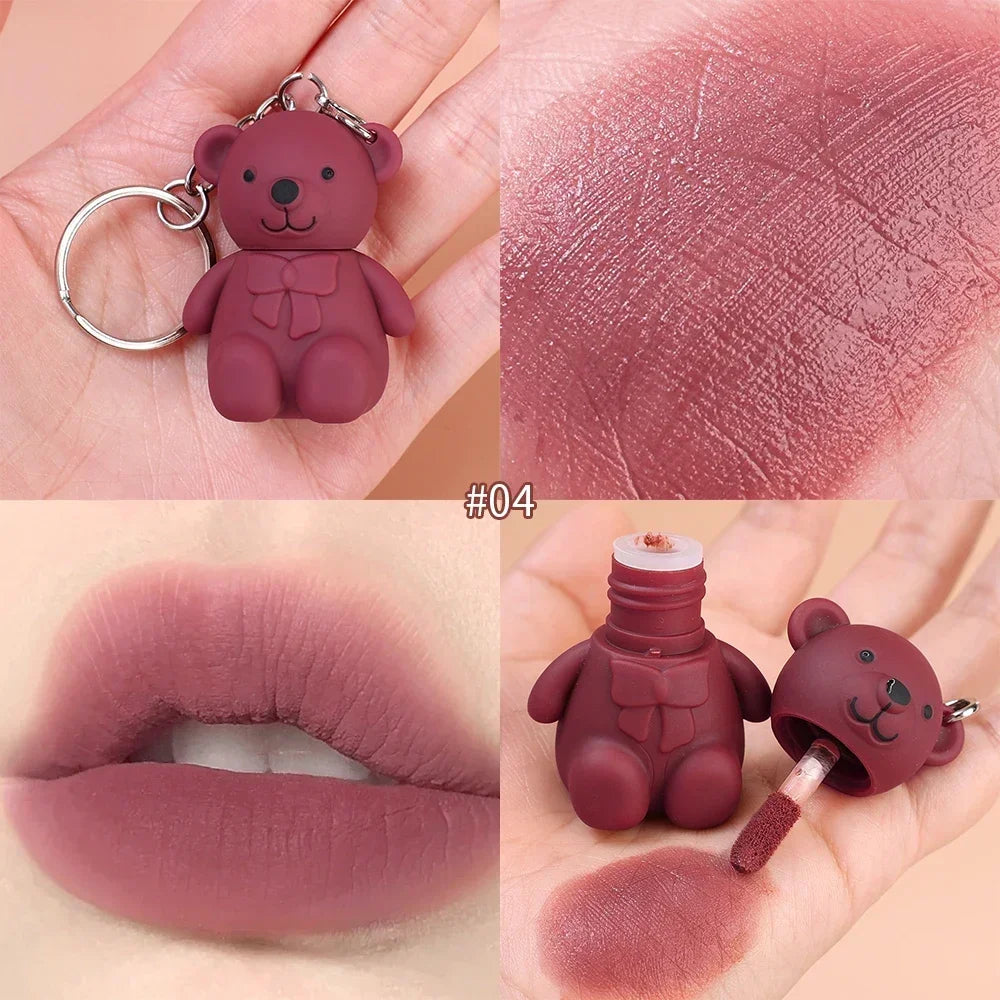 Cute Bear Lip Mud Gloss - LIPOXI