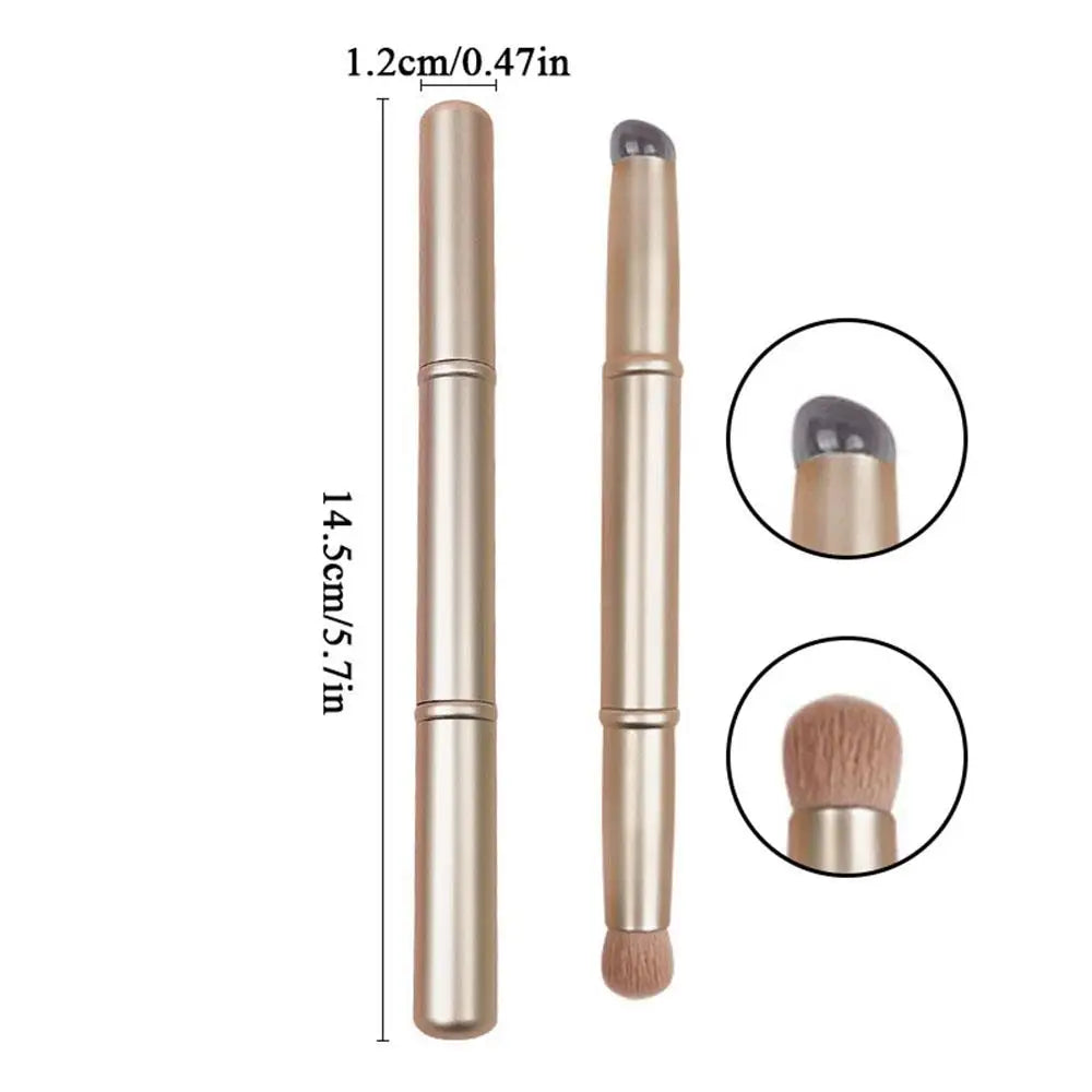 Double-Ended Silicone Lip & Makeup Brush